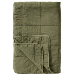 Vintage Quilt - Olive - 130 x 180 cm