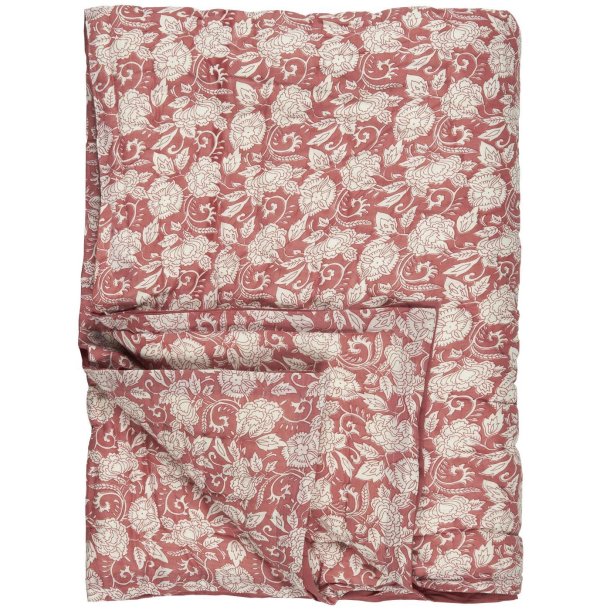 Vintage Vattppe - Alma - Faded Rose - White - 130 x 170 cm