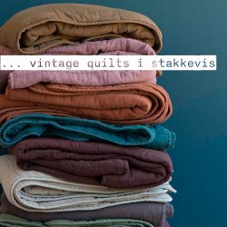 Vintage Quilt i de nye farver &hearts;