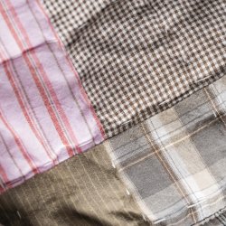 UNIKA toilettaske i patchwork - B:13 x H:16 x L:28 cm