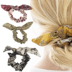 Scrunchie fra 2nd hand sarier - Unika - :7 cm.