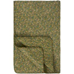 Ib Laursen Vatt�ppe � Ingrid � M�rk Oliven � Petroleum � St�vet Rosa � 130 x 180 cm