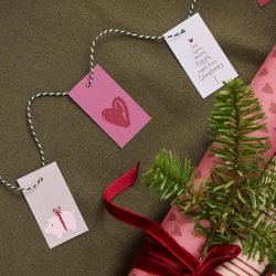 Til- og fra-kort med julemotiver � Ib Laursen � 6 stk.
