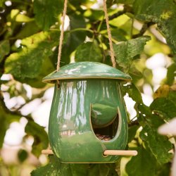 Fuglehus til oph�ng - Petrol/Gr�n