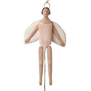 Engle sprllemand fra Maileg - Medium - Rosa - 26 cm