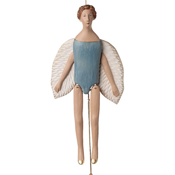 Engle sprllemand fra Maileg - Stor - Mrk Mint - 28 cm