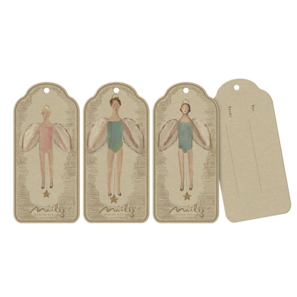 Gavemrker - Engle - Maileg - 12 styk 