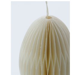 6 styk Honeycomb - HDEggs - Off White - H:5 cm