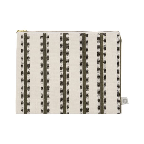 Clutch - HDCanva - Stripes - Mokka - 24 x 18 cm