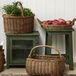Taburet - Gr�n - H:45 cm