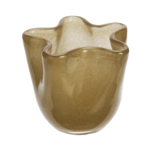 Glasvase - Golden Brown - 10 x 9 cm