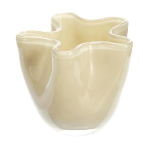 Glasvase - Cream - 10 x 9 cm