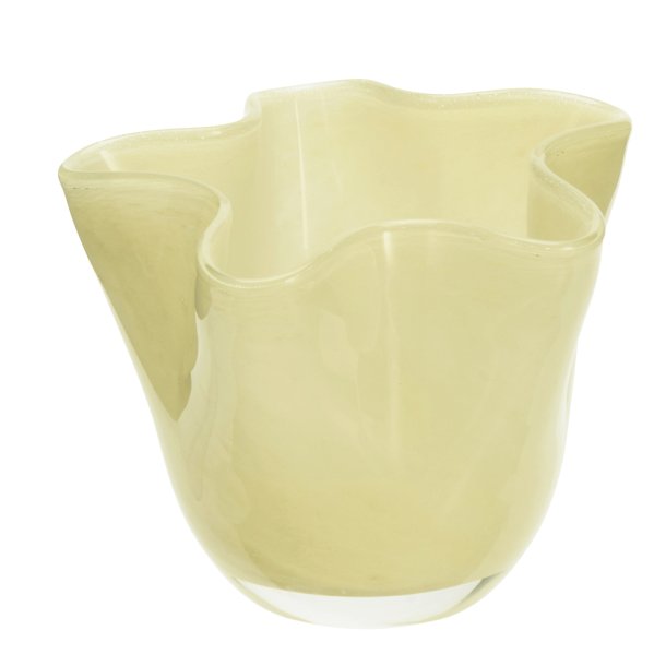 Glasvase - Pale Yellow - 10 x 9 cm