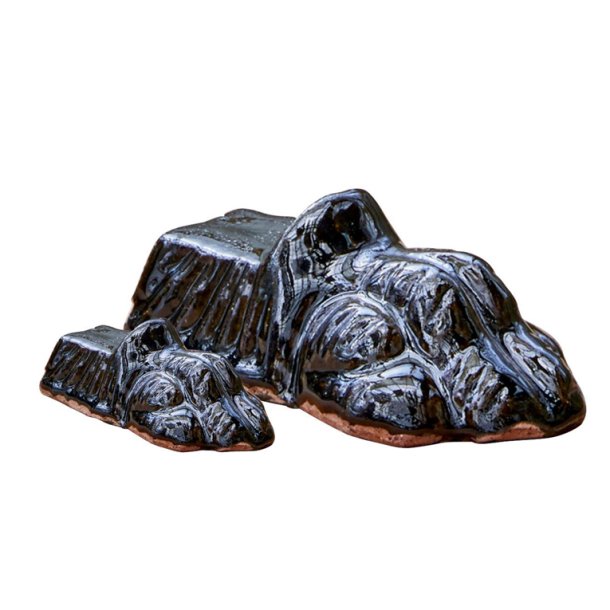 L�vefod - Stor - Sort - 10 x 6 cm
