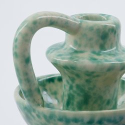 Lysestage - HDDiva - Gr�n - H:14 cm