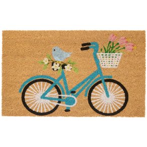D�rm�tte - Cykel med cykelkurv - 45 x 75 cm