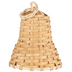 Klokke af flettet spn - H:11 :8 cm