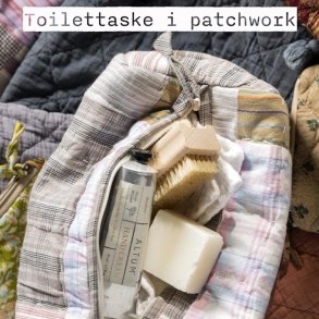 Den hyggeligste toilettaske i patchwork fra Ib Laursen