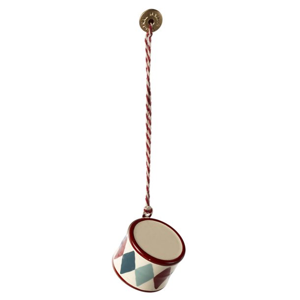  Julepynt fra Maileg - Lille Tromme - Klassisk rd