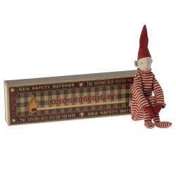 Nisse med lange ben i tndstikske - fra Maileg