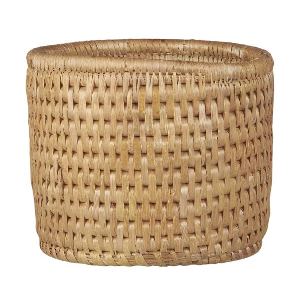  Flettet kurv i jute til planter eller opbevaring - :17 cm