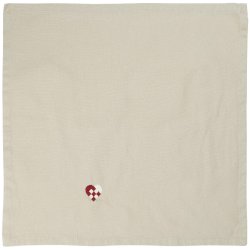 Stofserviet - Tradition - Flettet hjerte - Hrfarvet