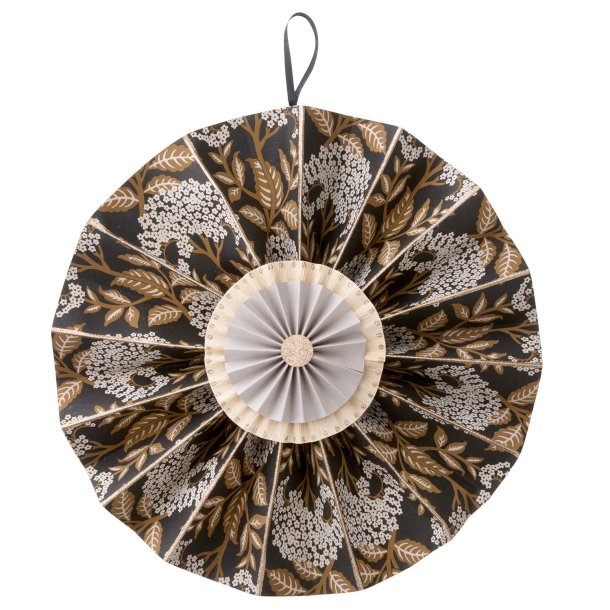 Paperrosette fra Bungalow - Elderflower - :40 cm