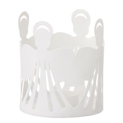 Candle Holder - Angel - Offwhite - :10 cm