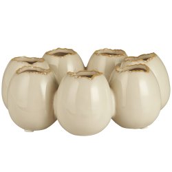 Vase - Ring med 7 �g - �:19,5 cm