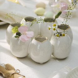 Vase - Ring med 7 �g - �:19,5 cm