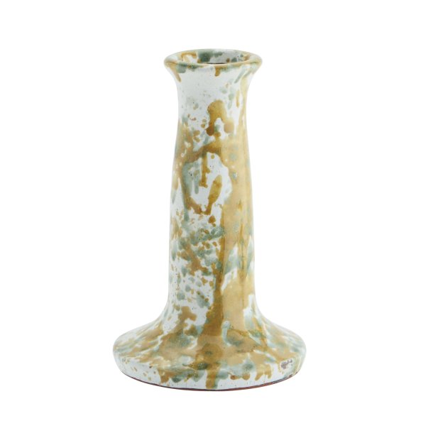 Lysestage - Terracotta - H:17 cm