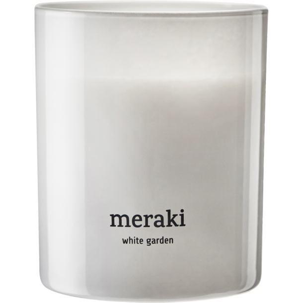 Duftlys fra Meraki - White Garden - 200 gram