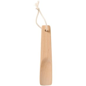 Skohorn med bomuldssnor - L:16 cm