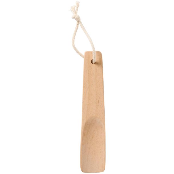 Skohorn med bomuldssnor - L:16 cm