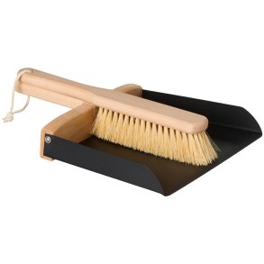 Fejebakke med kost og bomuldssnor - L:31 cm
