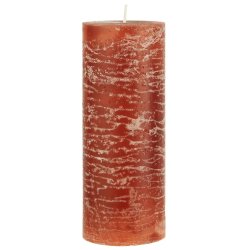 Hygge Nis - No. 05 og flot, rustikt bloklys - Reddish Brown