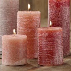 Rustiklys - Rustic Brown - :7 H:18 cm