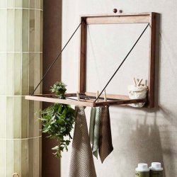 Genialt - og smukt trrestativ til vggen