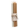 6 kertelys i Kit, H�r & Honey med antikt papir � H: 20 cm