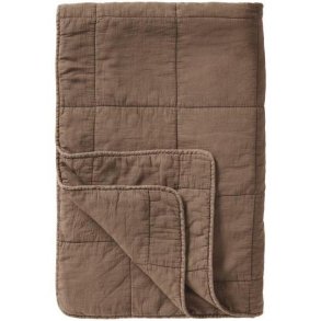 Ib Laursen vintage quilt Truffle i varm taupebrun nuance