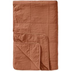 Ib Laursen vintage quilt Sienna i varm terracotta nuance