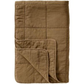 Ib Laursen vintage quilt Ochre Green i varm okkergr�n nuance