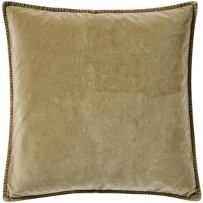 Velourpudebetr�k Eucalyptus Green i bl�d st�vet gr�n nuance 52x52 cm