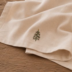 Stofserviet - Tradition  - Juletr� - H�rfarvet