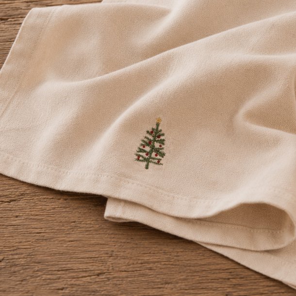 Stofserviet - Tradition  - Juletr� - H�rfarvet
