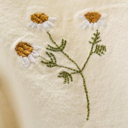 Stofserviet - Flora - Margeurit - Butter cream - 40 x 40 cm