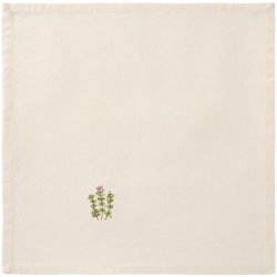 Stofserviet - Summer Vibes - Timian - Butter cream - 40 x 40 cm