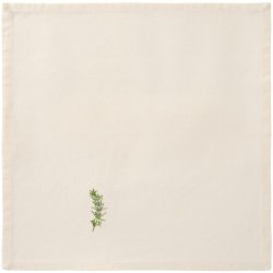 Stofserviet - Summer Vibes - Rosmarin - Butter cream - 40 x 40 cm