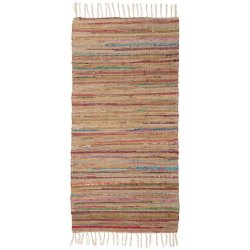 Kludet�ppe i genbrugsbomuld � 60 x 120 cm