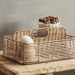 Smuk - og meget praktisk opbevaringskurv fra Nordal